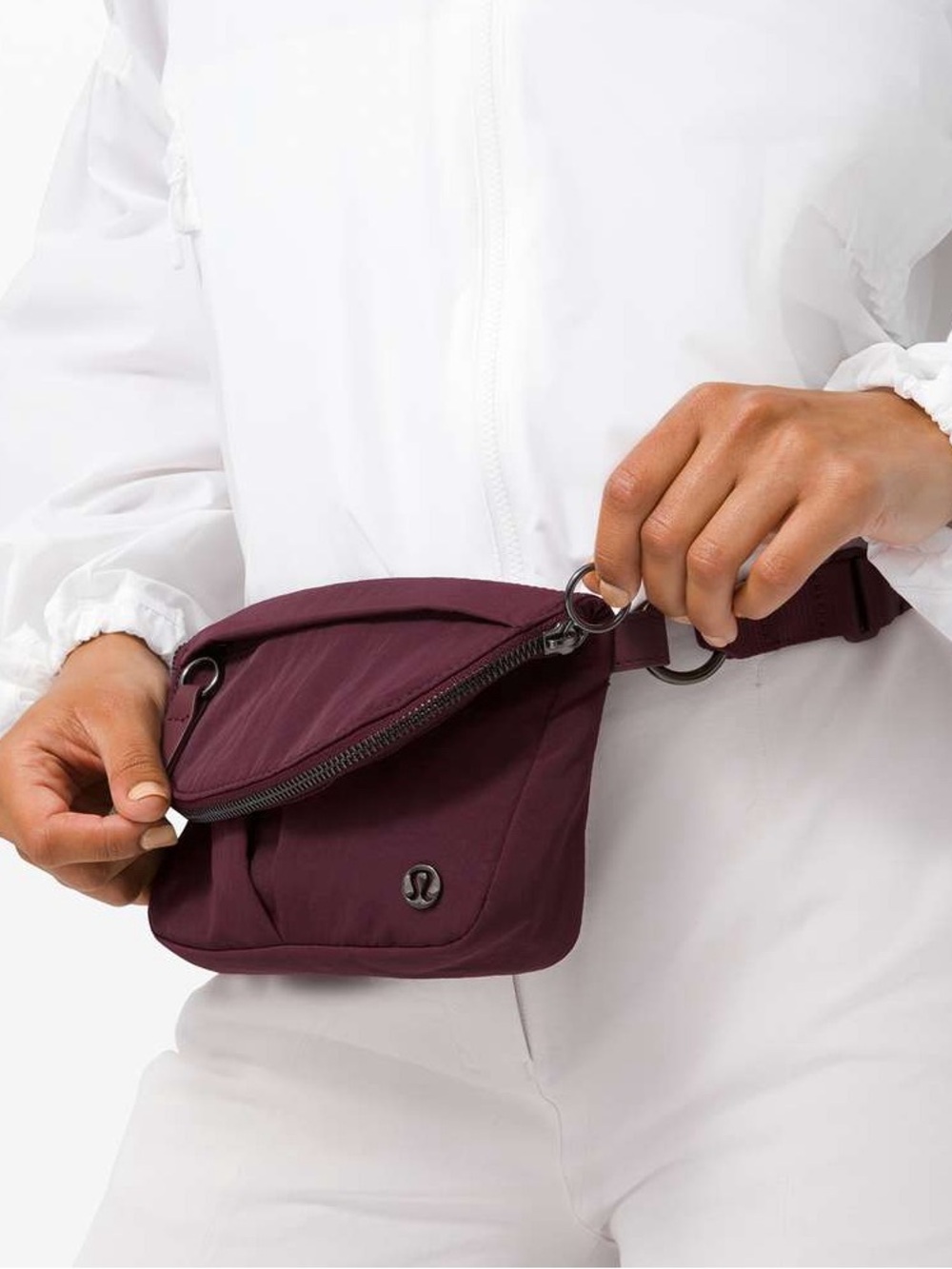 Lululemon All Night Festival 5L Crossbody Convertible Shoulder Bag Black Cherry - Picture 2 of 16